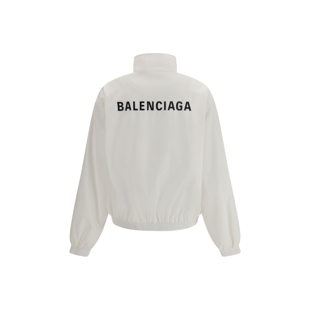 Balenciaga White Polyester Shell Jacket - Image 2