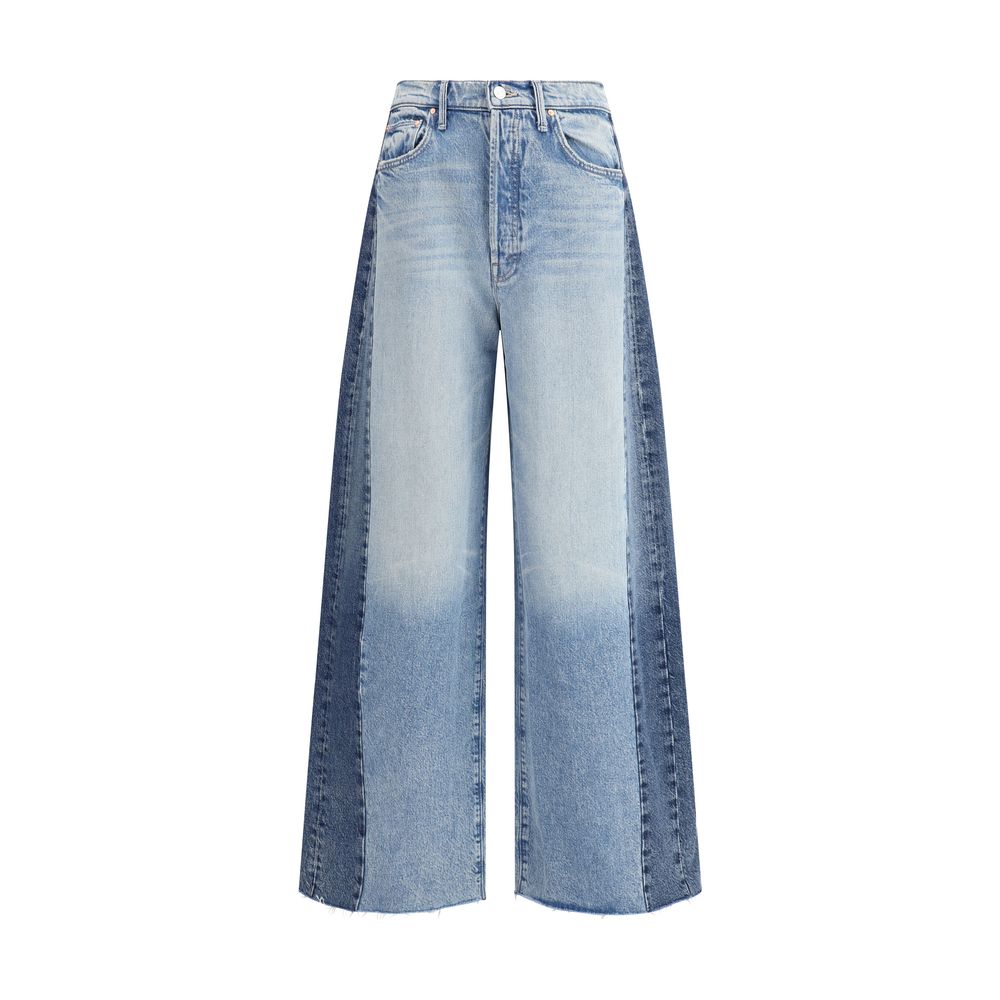 Mother Denim Pipe Dream Sneak Fray Jeans