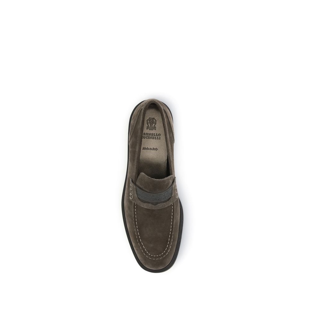 Brunello Cucinelli Leather Loafers - Image 4