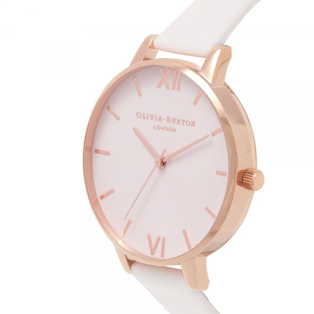 Olivia Burton White Artificial Leather Dress Watch - Image 2