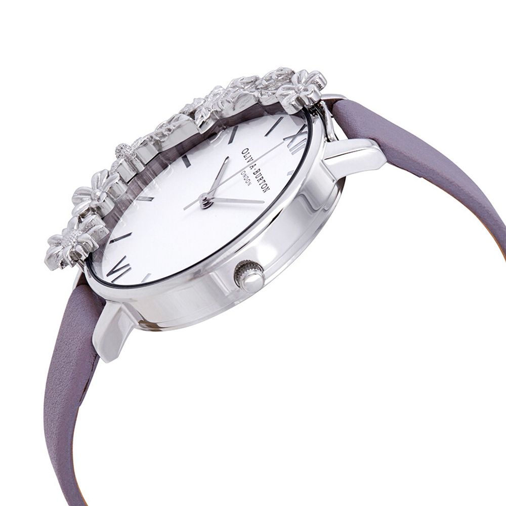 Olivia Burton Purple Artificial Leather Watch - Image 2
