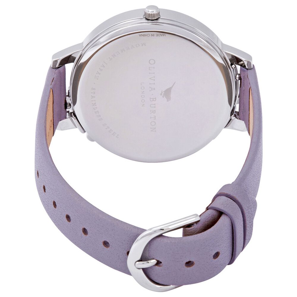 Olivia Burton Purple Artificial Leather Watch - Image 3