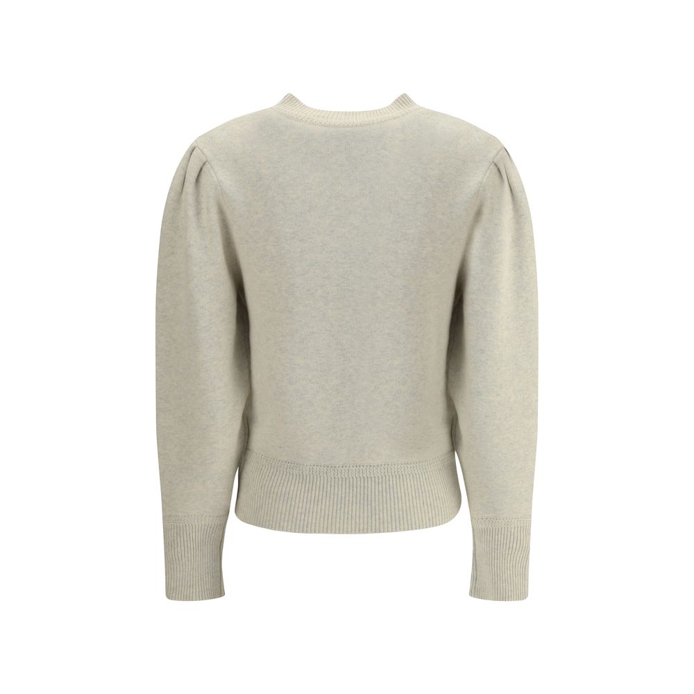 Marant Etoile Cream Cotton Sweatshirt - Image 2