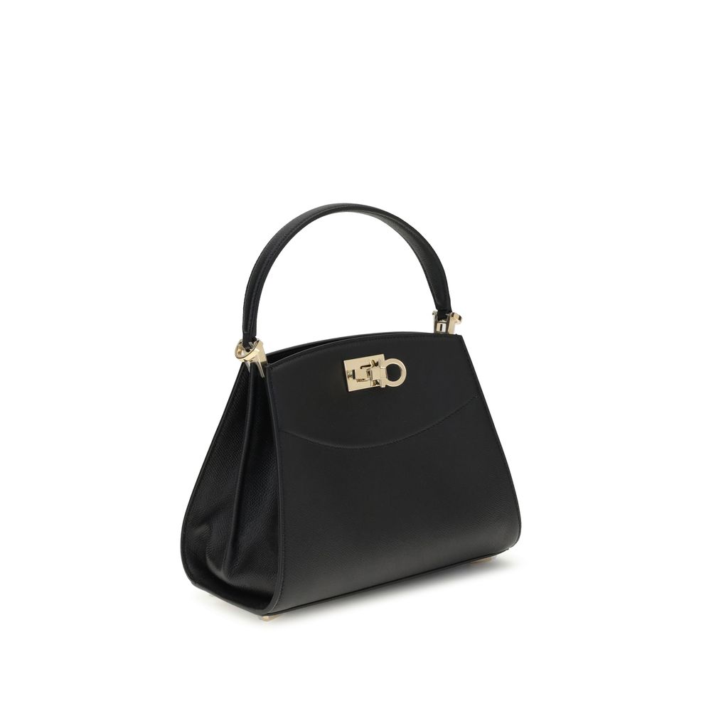 Ferragamo Black Calf Leather Bos Taurus Handbag - Image 2