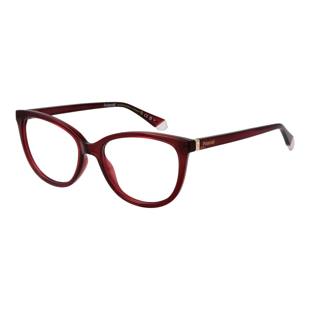 Polaroid Burgundy Polyamide Glasses (Frames)