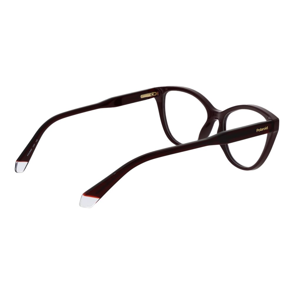 Polaroid Burgundy Plastic Glasses (Frames) - Image 3