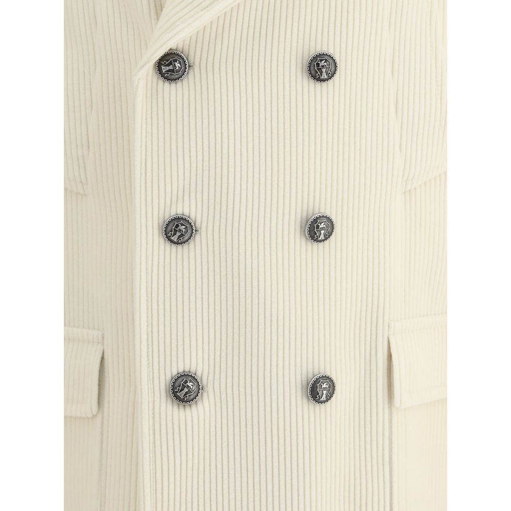 Brunello Cucinelli Ribbed cashmere Coat - Image 3