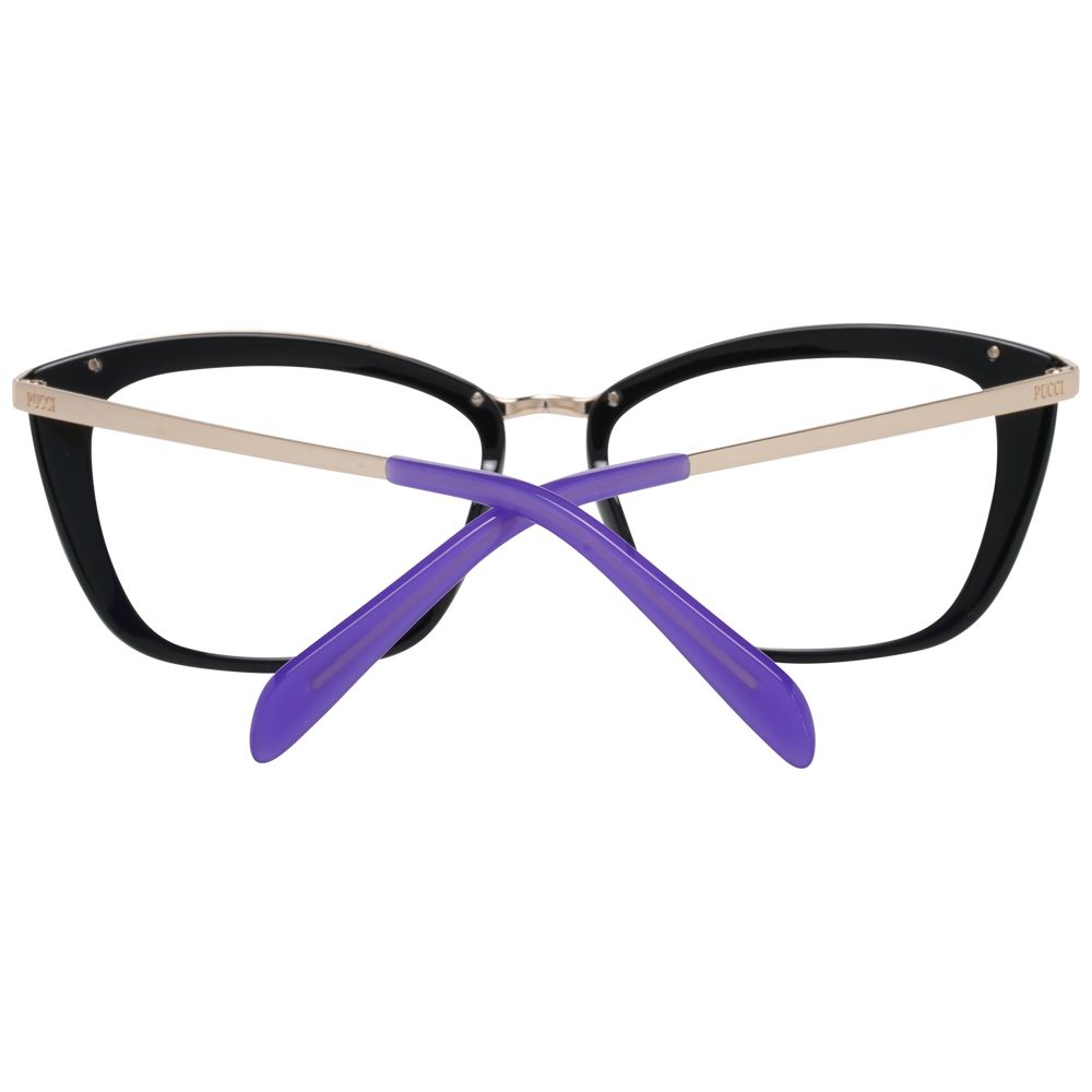 Emilio Pucci Black Metal & Plastic Glasses (Frames) - Image 3