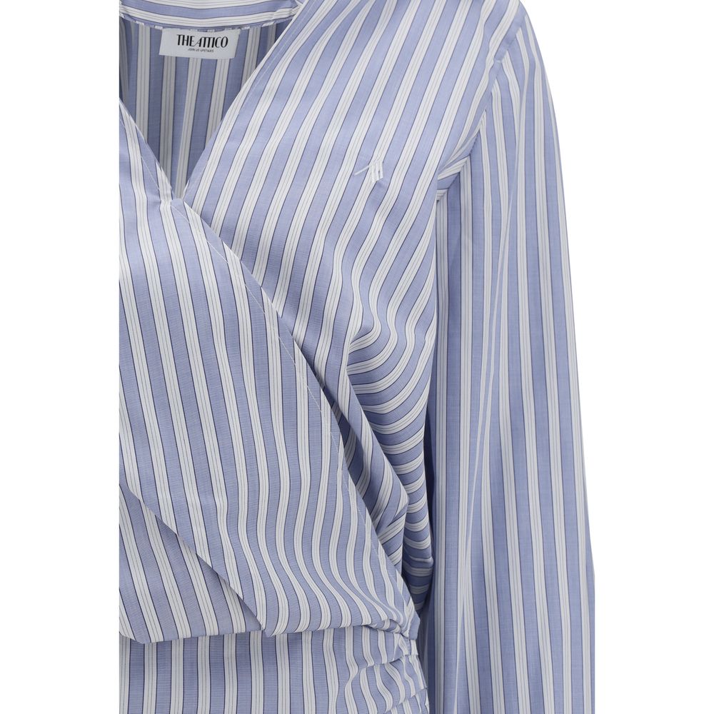 The Attico Chemisier Mini Dress - Image 3