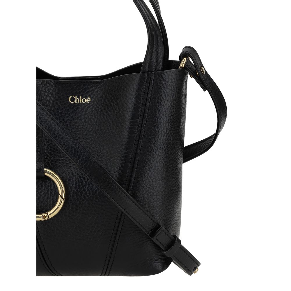 Chloé Black Calf Leather Bos Taurus Shoulder Bag - Image 4