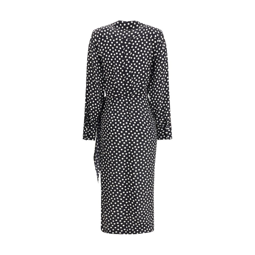 Crida Milano Black Silk Cocktail Dress - Image 2