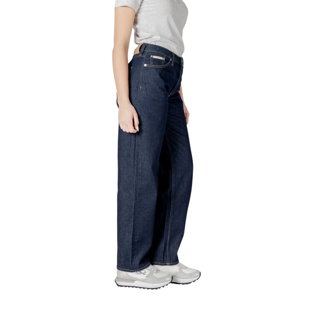 Calvin Klein Jeans Blue Cotton Relaxed Fit Jean - Image 4
