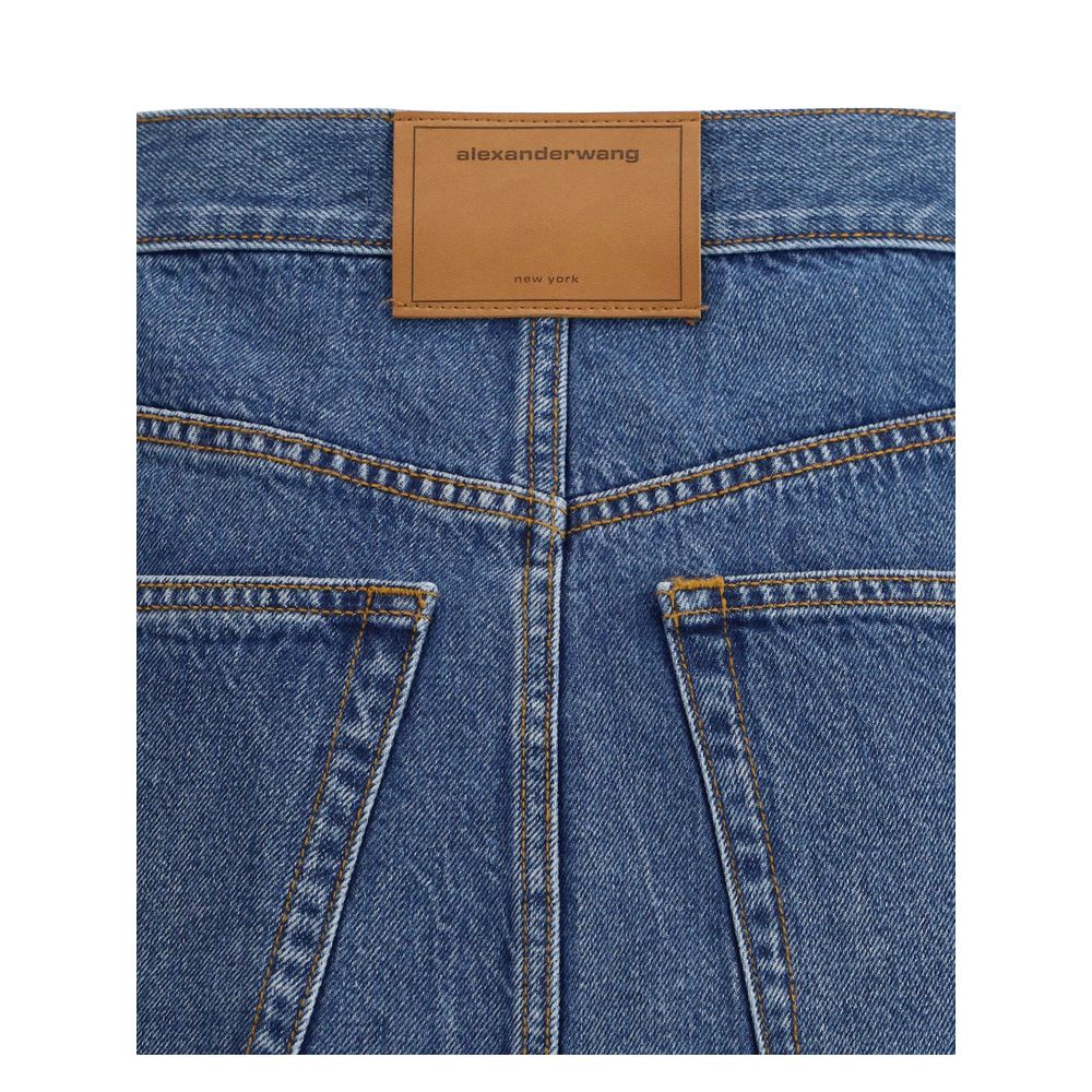 Alexander Wang Denim Miniskirt - Image 3