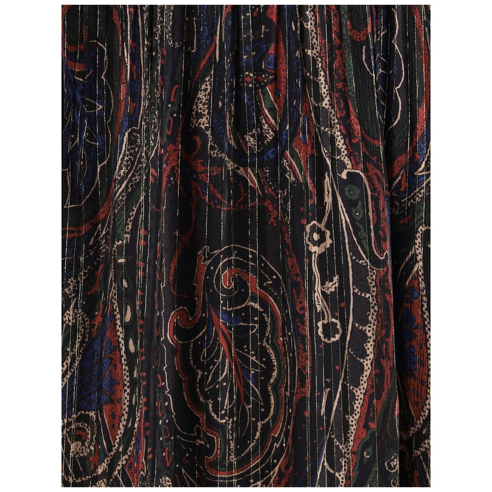 Saint Laurent Paisley long Dress - Image 3