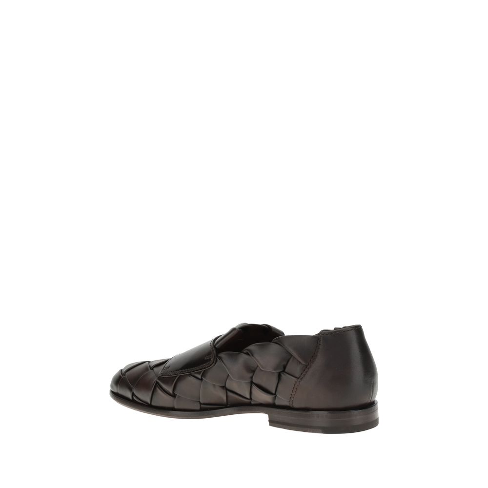 Santoni Woven weave Loafers - Image 3