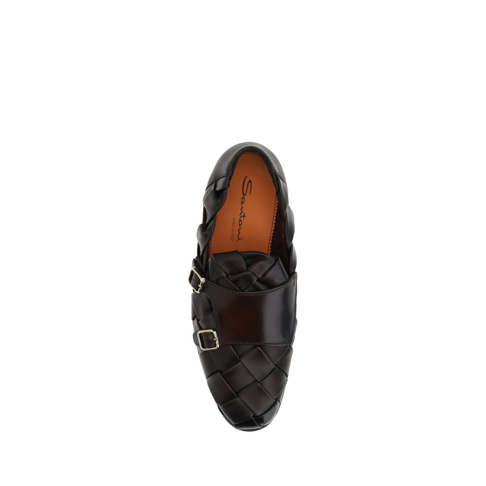 Santoni Woven weave Loafers - Image 4