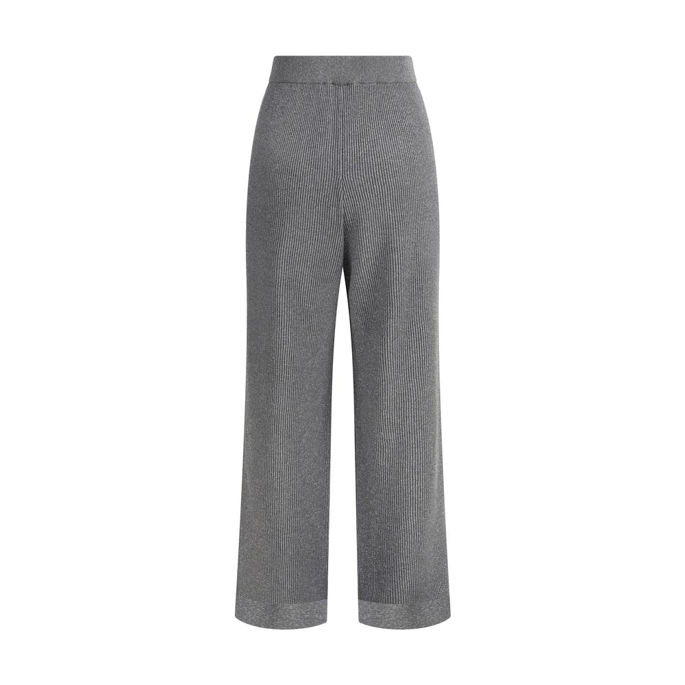Brunello Cucinelli Gray Cotton Casual Pants - Image 2