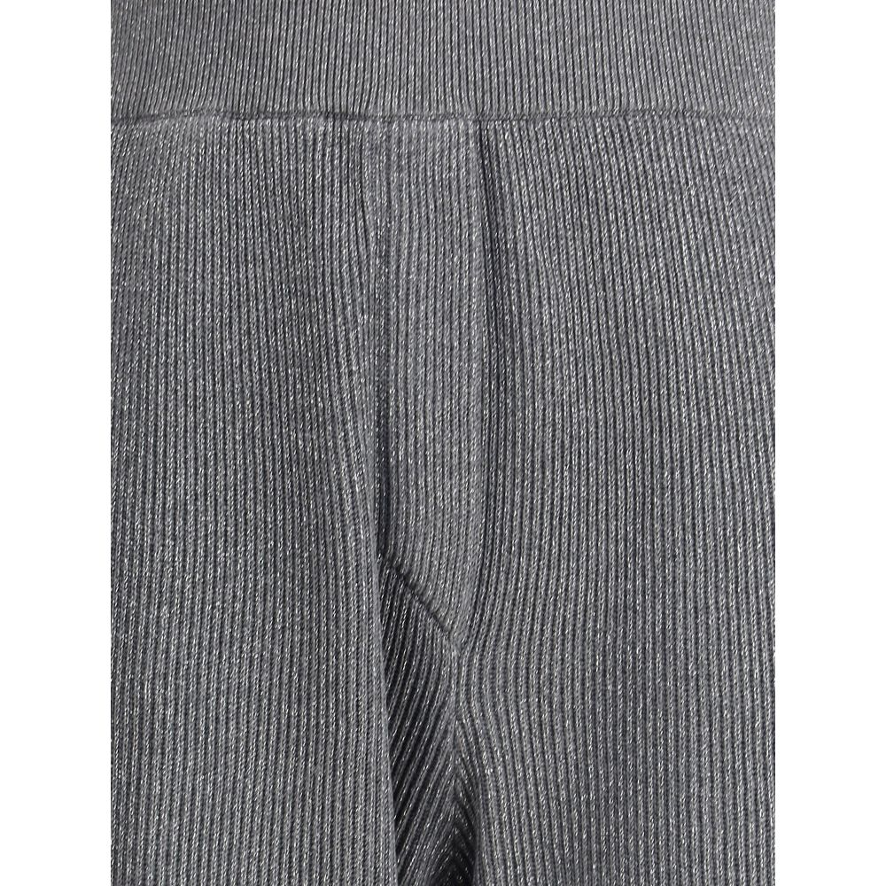 Brunello Cucinelli Gray Cotton Casual Pants - Image 3