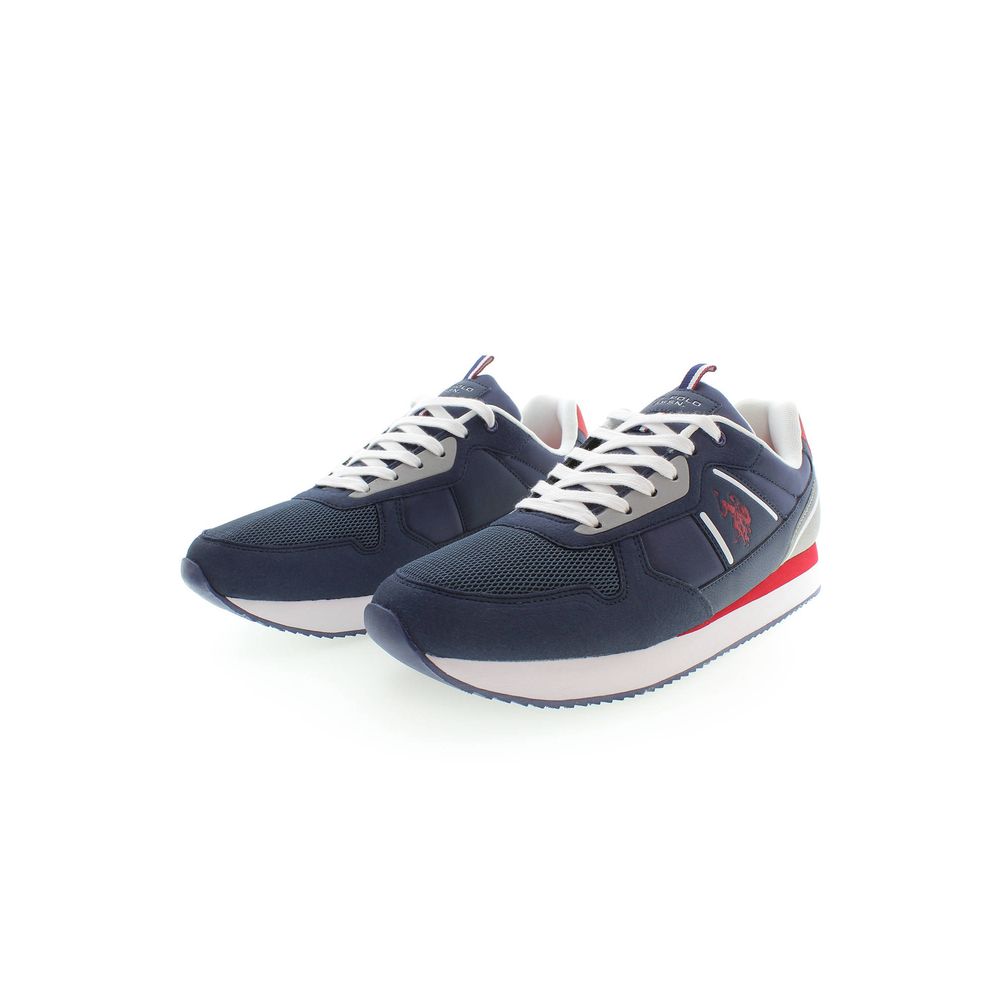 U.S. POLO ASSN. Blue Polyester Men Sneaker - Image 2