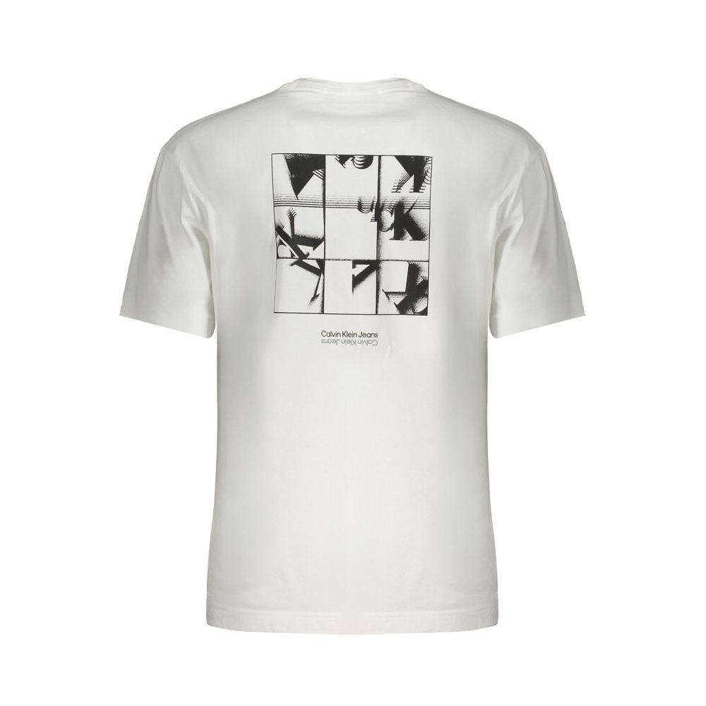 Calvin Klein White Cotton T-Shirt - Image 2