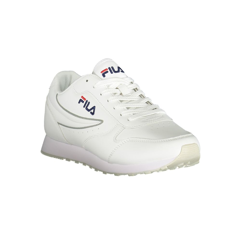 Fila Pristine White Sports Sneakers with Contrast Accents - Image 2
