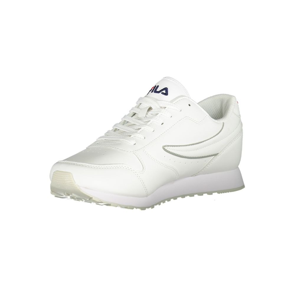 Fila Pristine White Sports Sneakers with Contrast Accents - Image 3