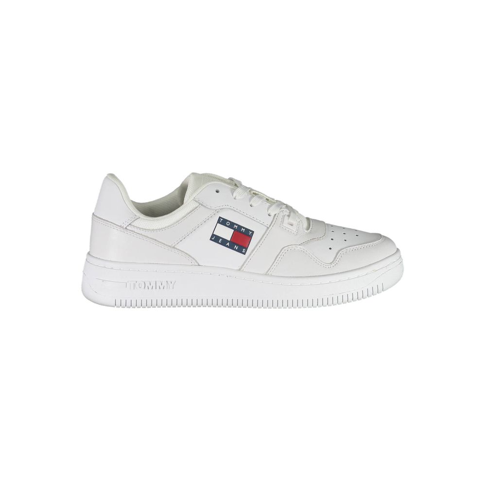 Tommy Hilfiger White Recycled Polyester Women Sneaker