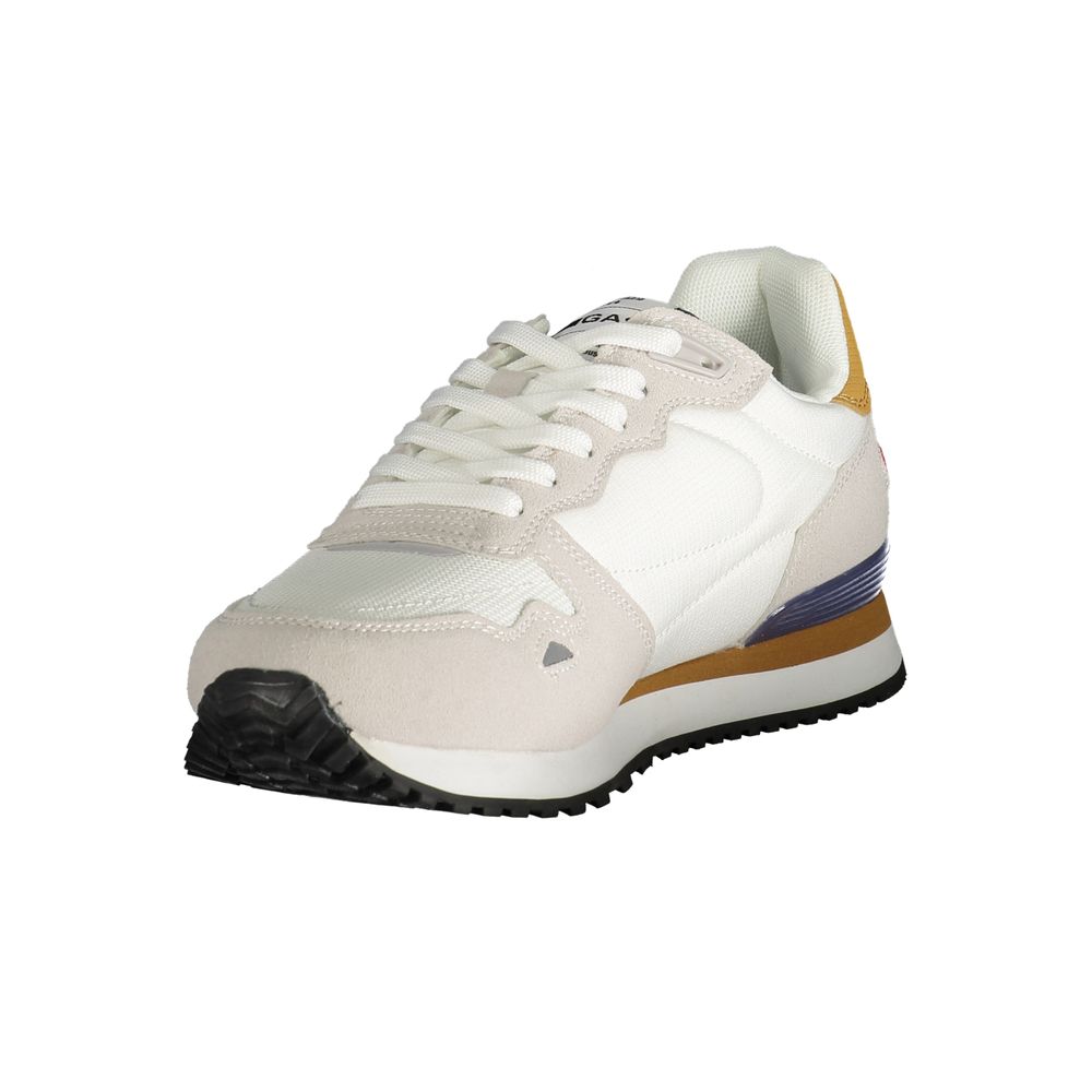 Gas White Polyester Men Sneaker - Image 3