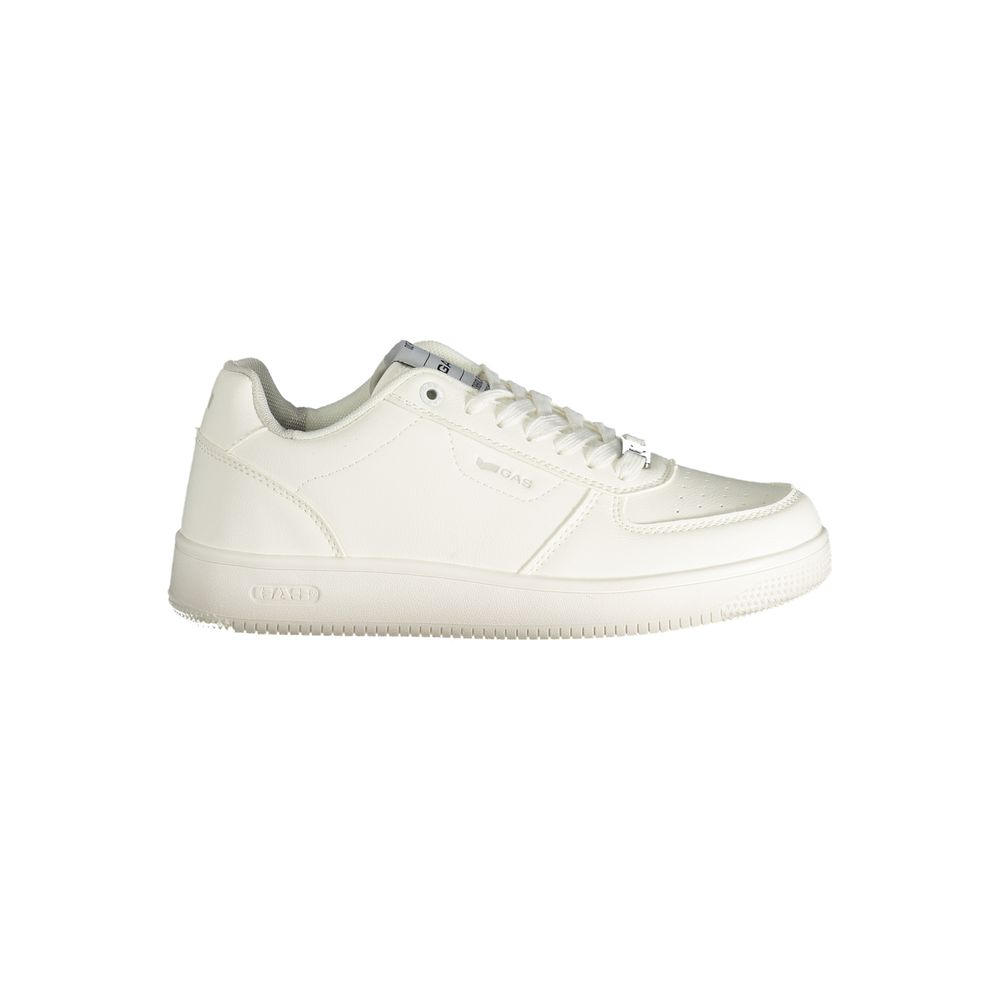Gas White Polyester Women Sneaker