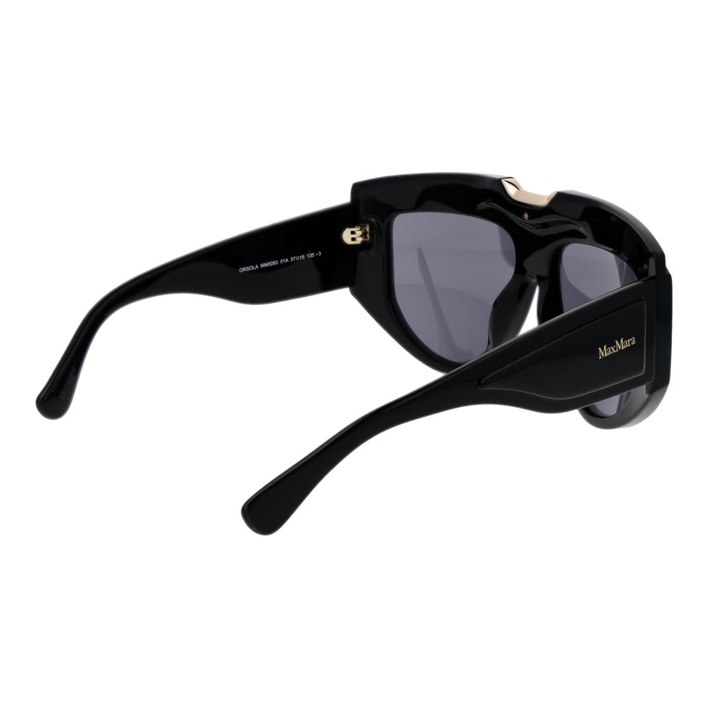 Max Mara Black Women Sunglass - Image 3