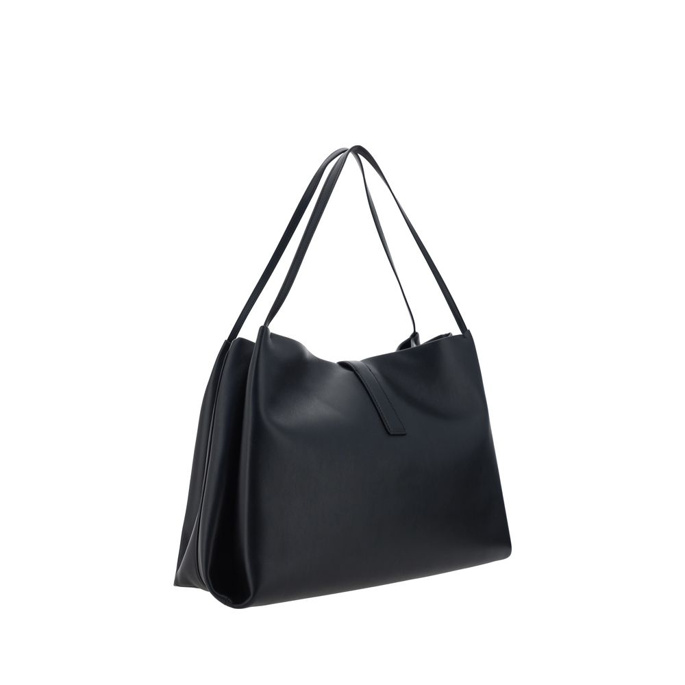Ferragamo Black Calf Leather Bos Taurus Handbag - Image 3