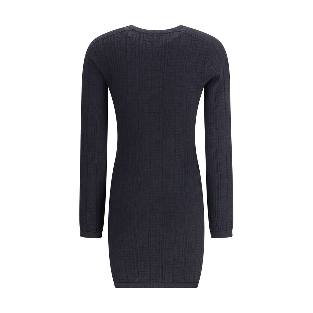 Balmain Black Viscose Casual Dress - Image 2