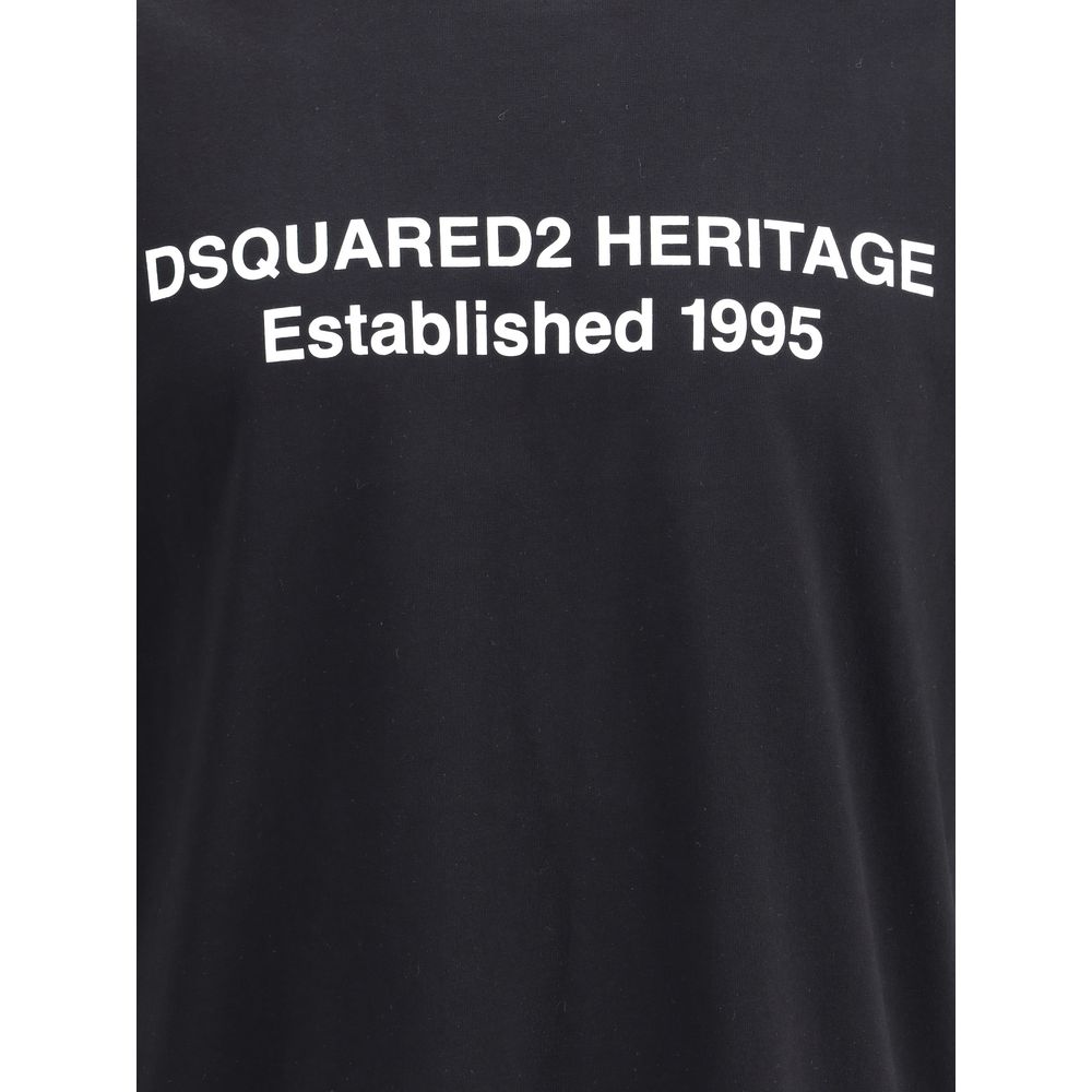 Dsquared² Black Cotton T-Shirt - Image 3