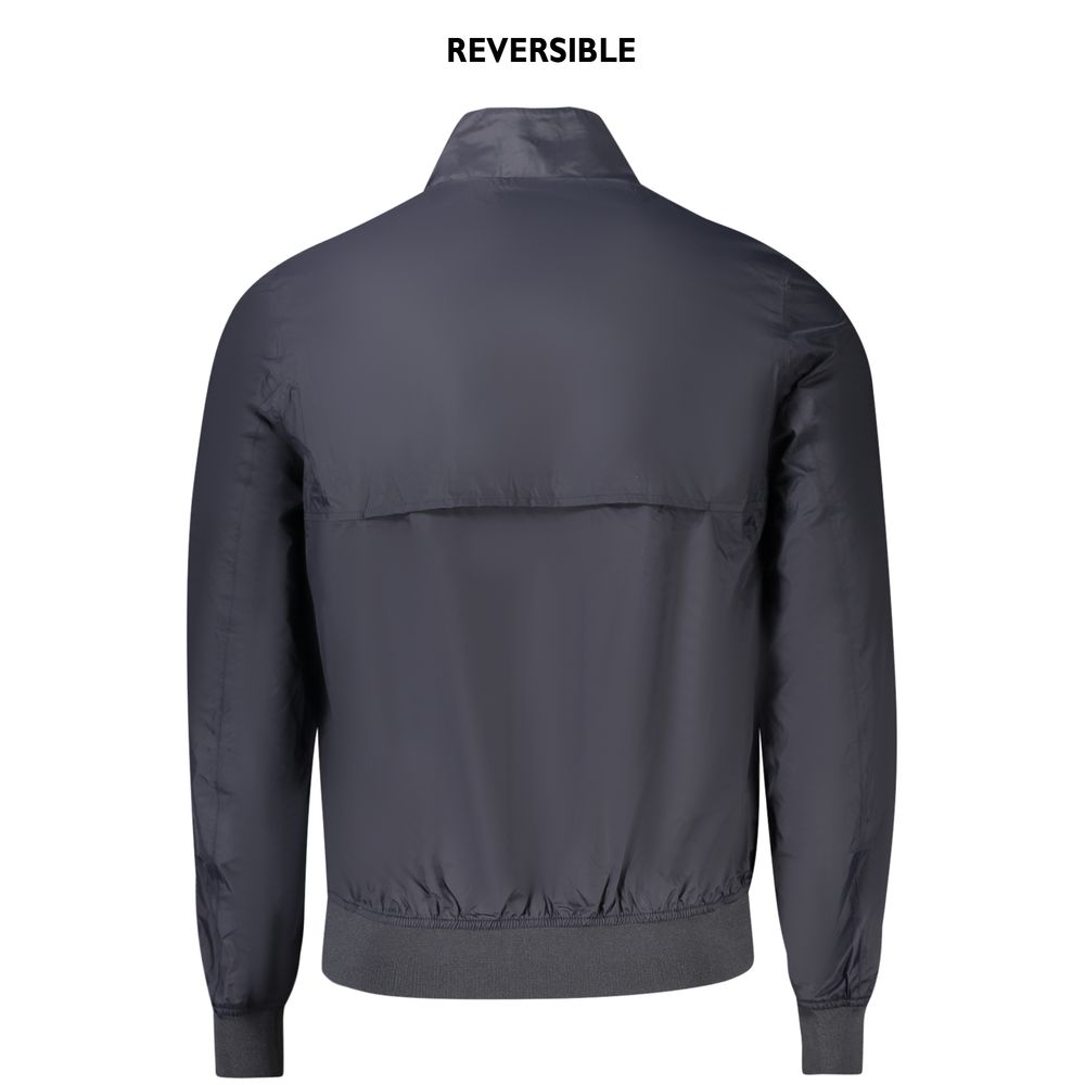 K-WAY Blue Nylon Men Jacket - Image 2