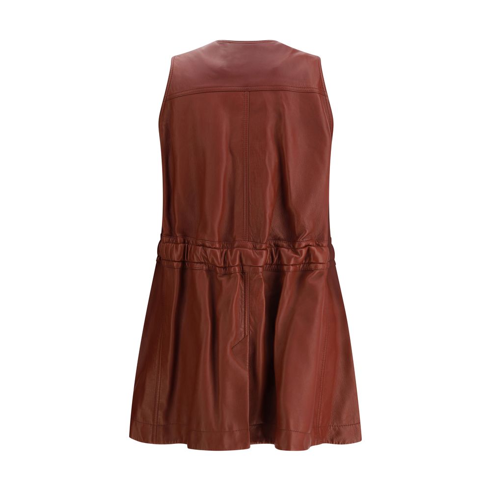 Chloé Leather Vest - Image 2