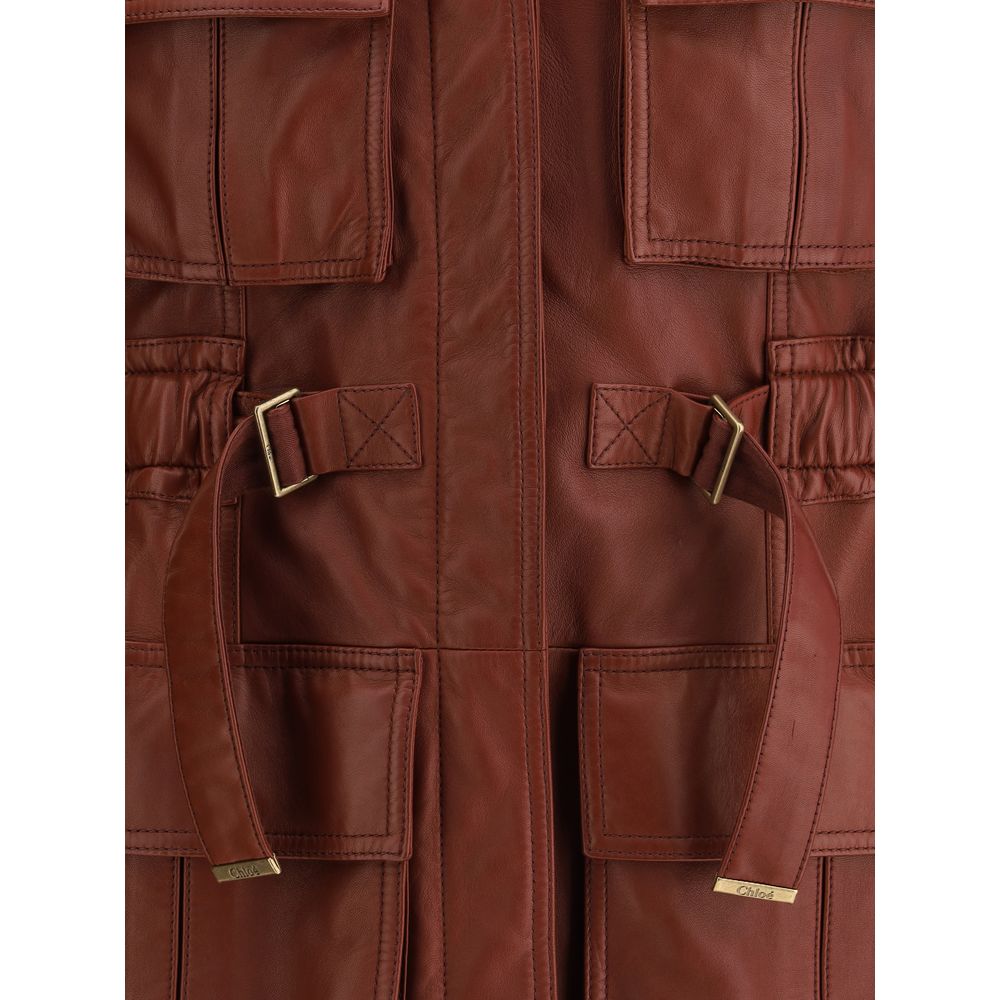 Chloé Leather Vest - Image 3