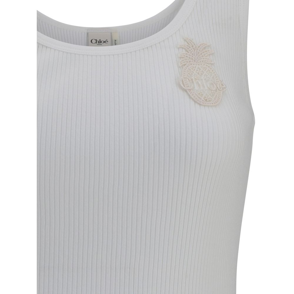 Chloé Ribbed jersey Top - Image 3