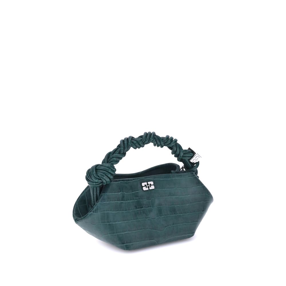 Ganni Bou mini crocodile patent leather Handbag - Image 2