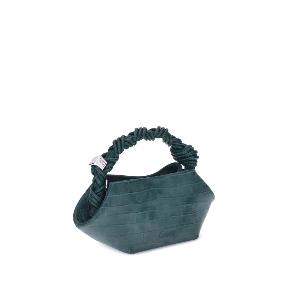 Ganni Bou mini crocodile patent leather Handbag - Image 3