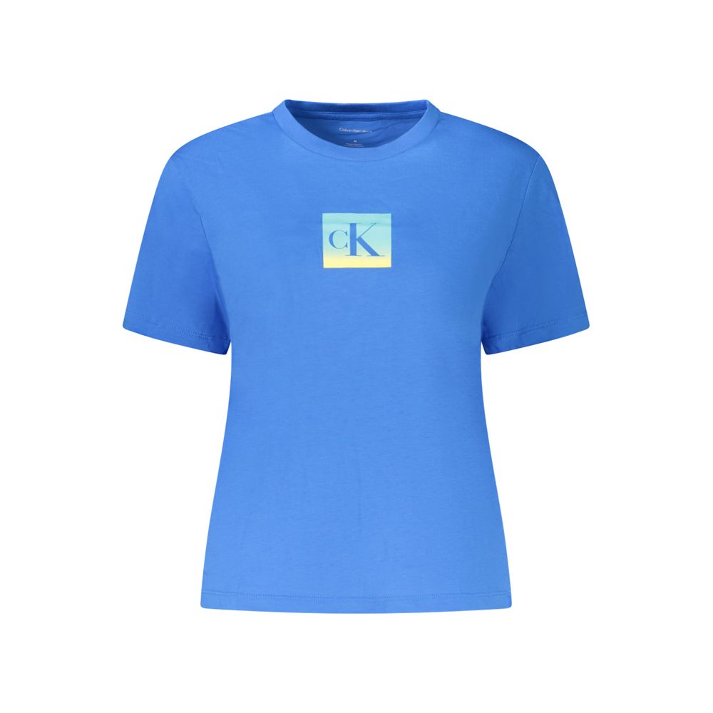 Calvin Klein Blue Cotton Tops & T-Shirt