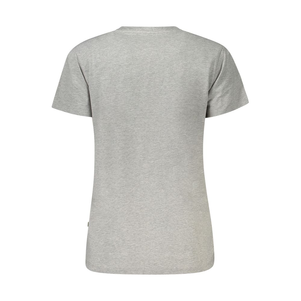 Guess Jeans Gray Cotton Women T-Shirt - Image 2