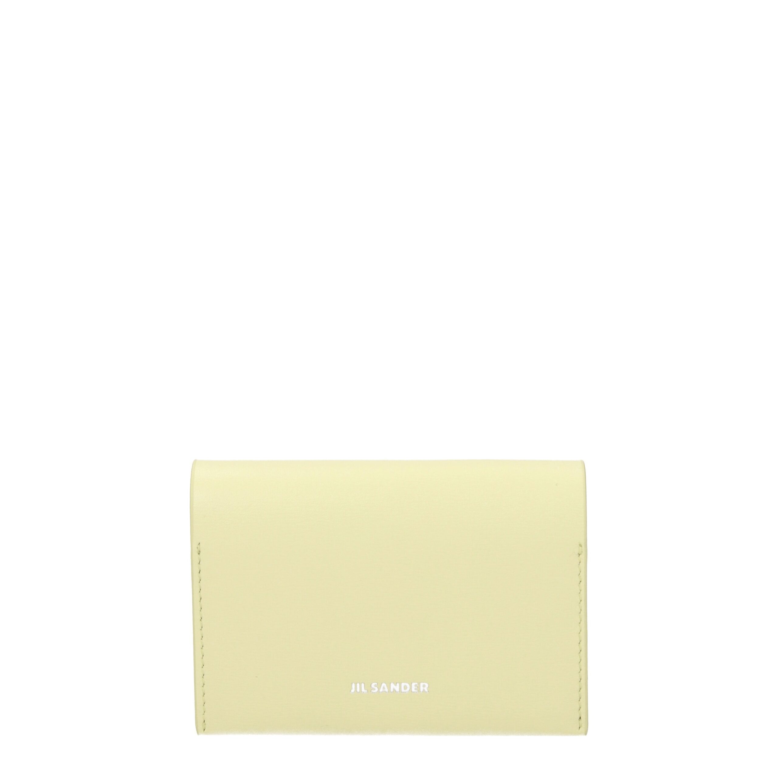 Jil Sander Yellow Leather Cardholders