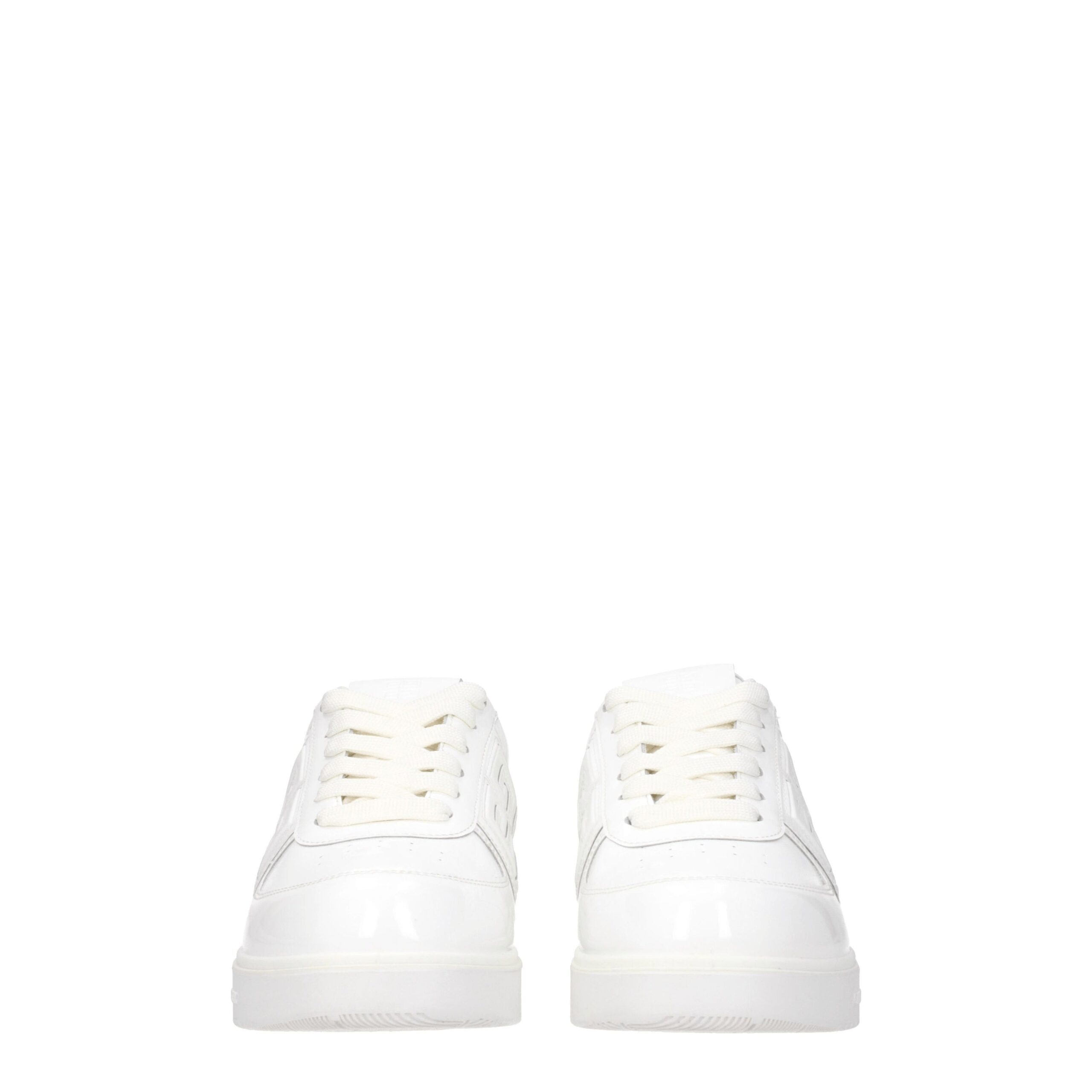 Givenchy White Leather Low Top Sneakers - Image 3