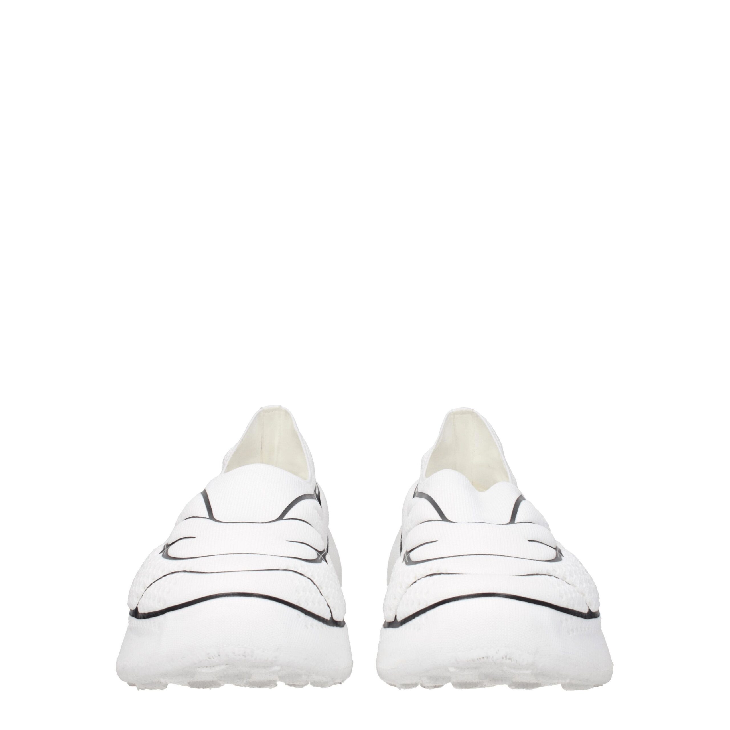 Givenchy White Fabric Low Top Sneakers - Image 3