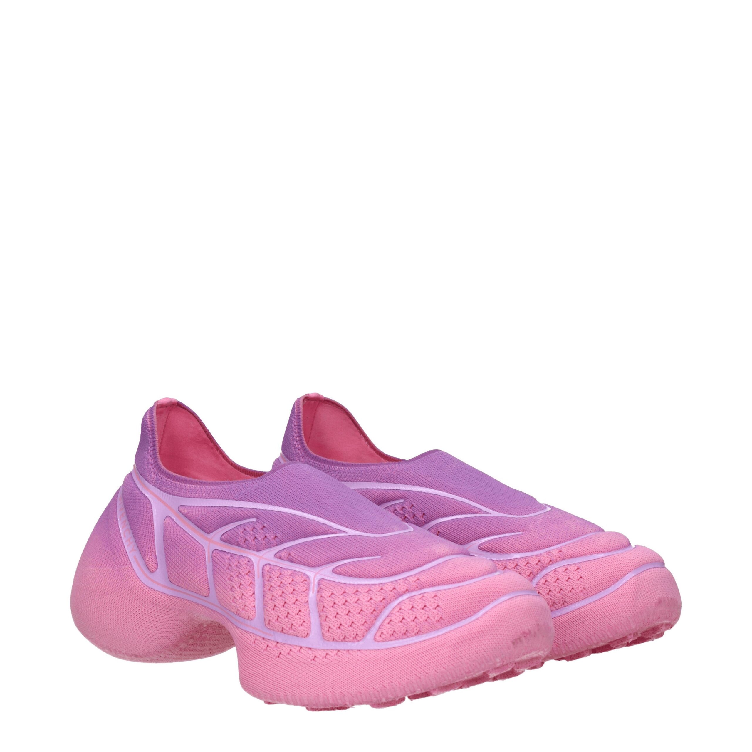 Givenchy Pink Fabric Sneakers - Image 2