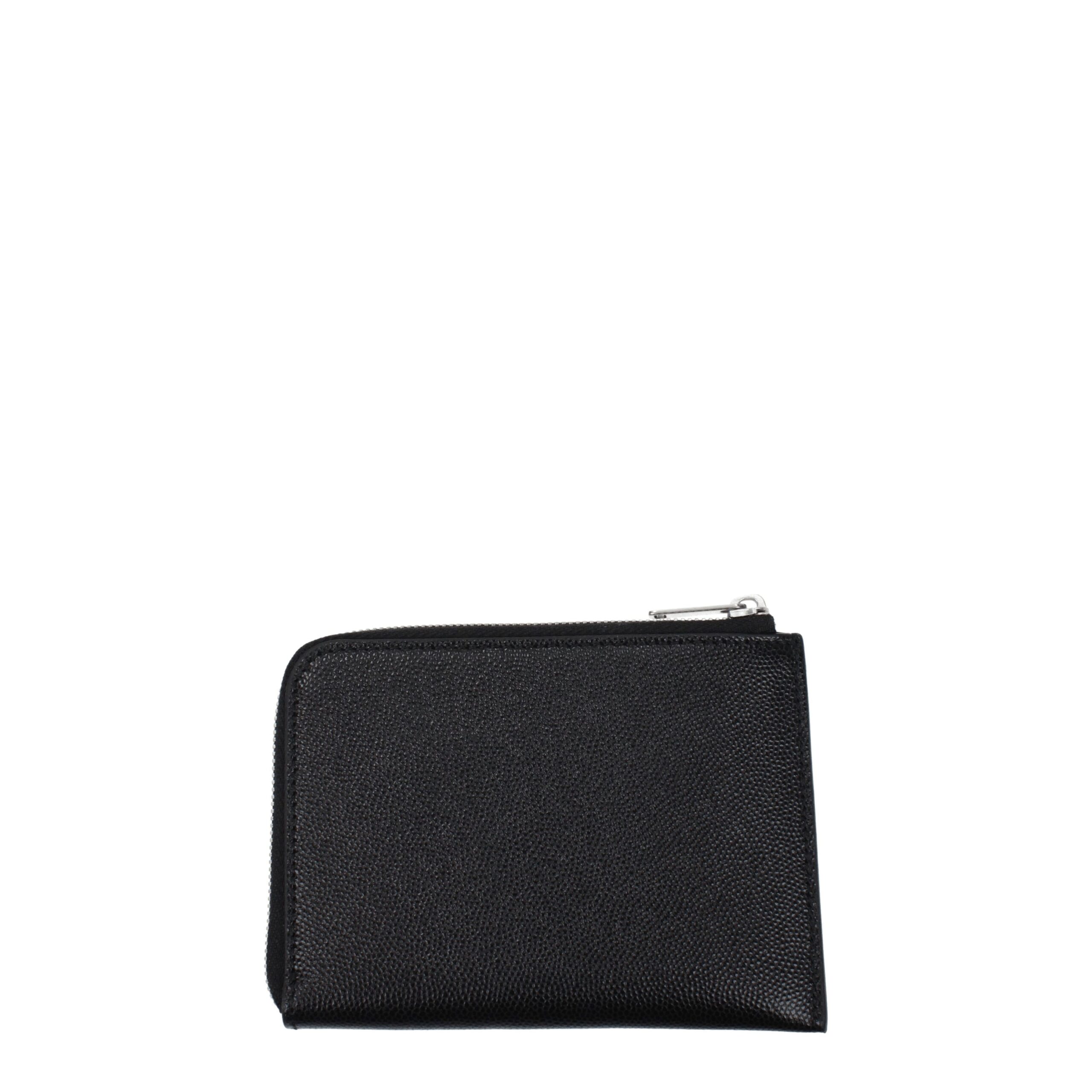 Palm Angels Black Leather Cardholder - Image 2