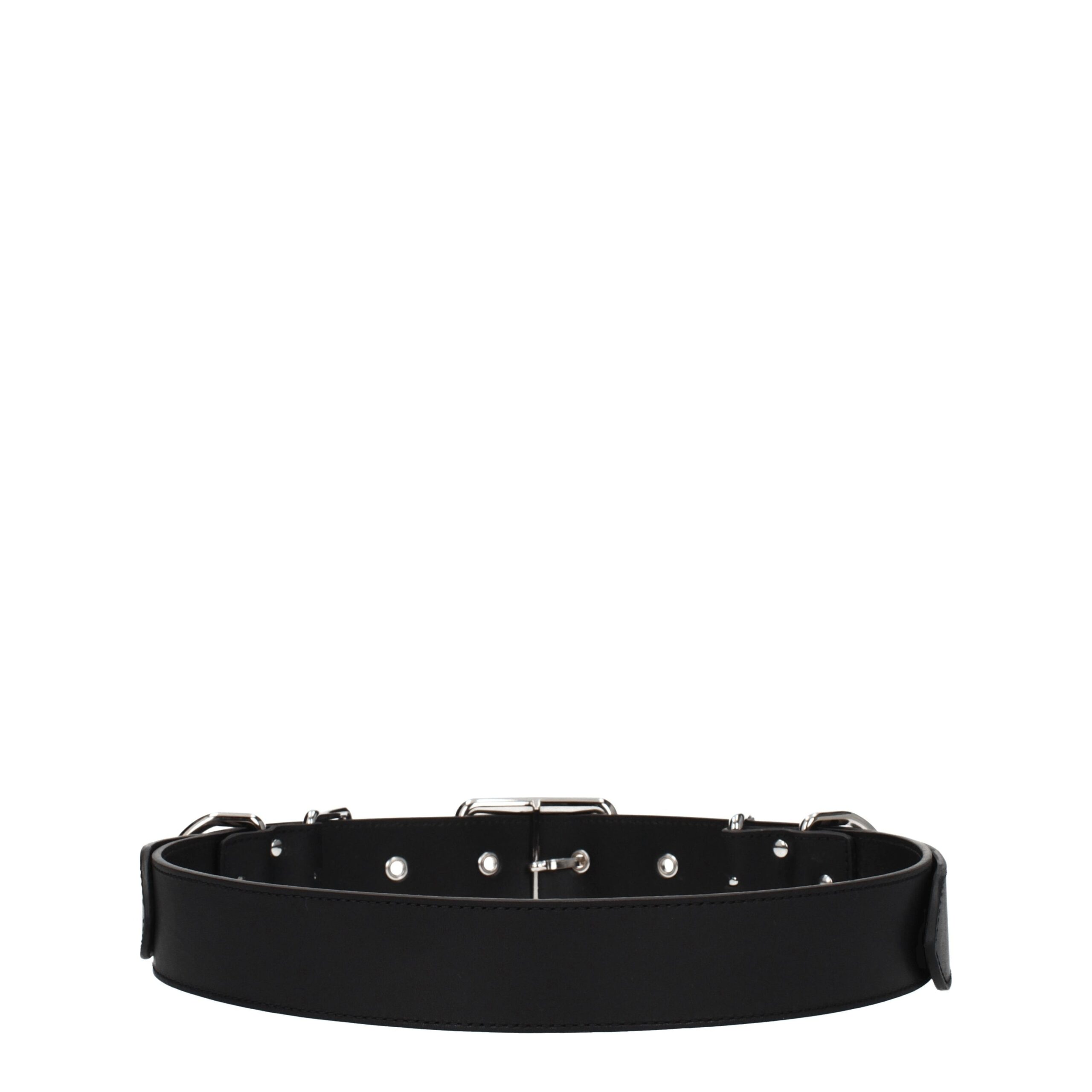 Moschino Black Leather Belt - Image 2