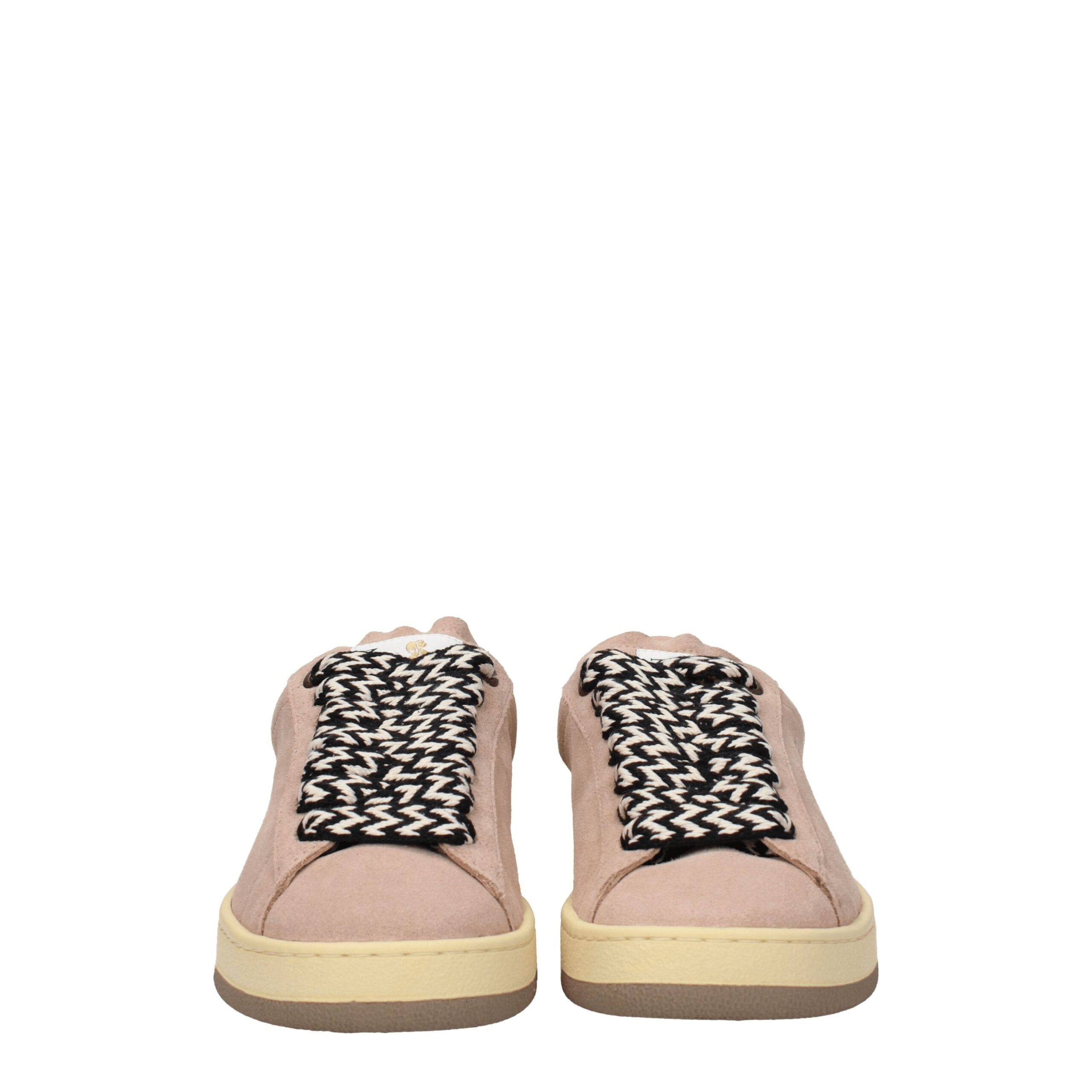 Lanvin Pink Leather Low Top Sneakers - Image 3