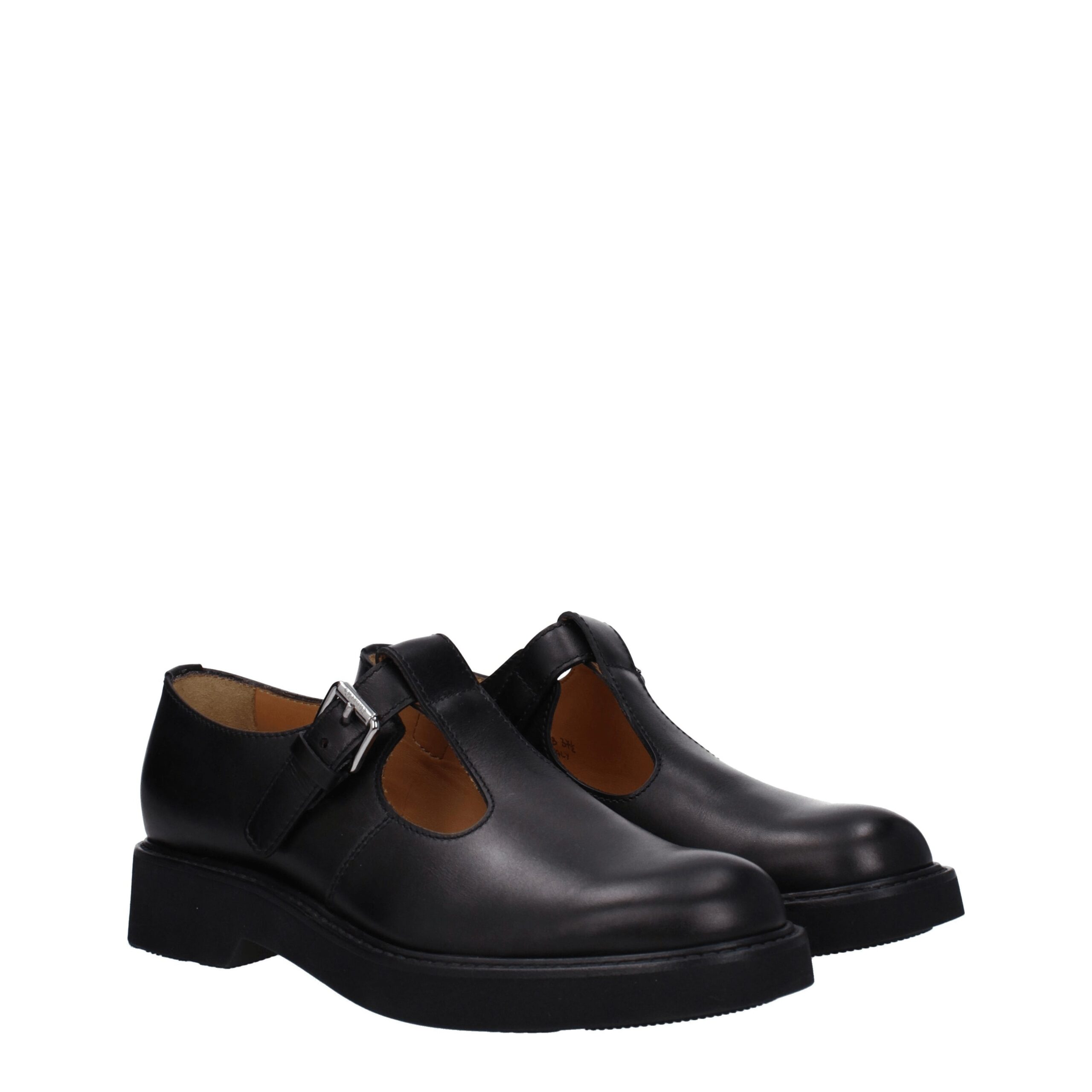 Church's Black Leather Oxfords And Derbies - Image 2