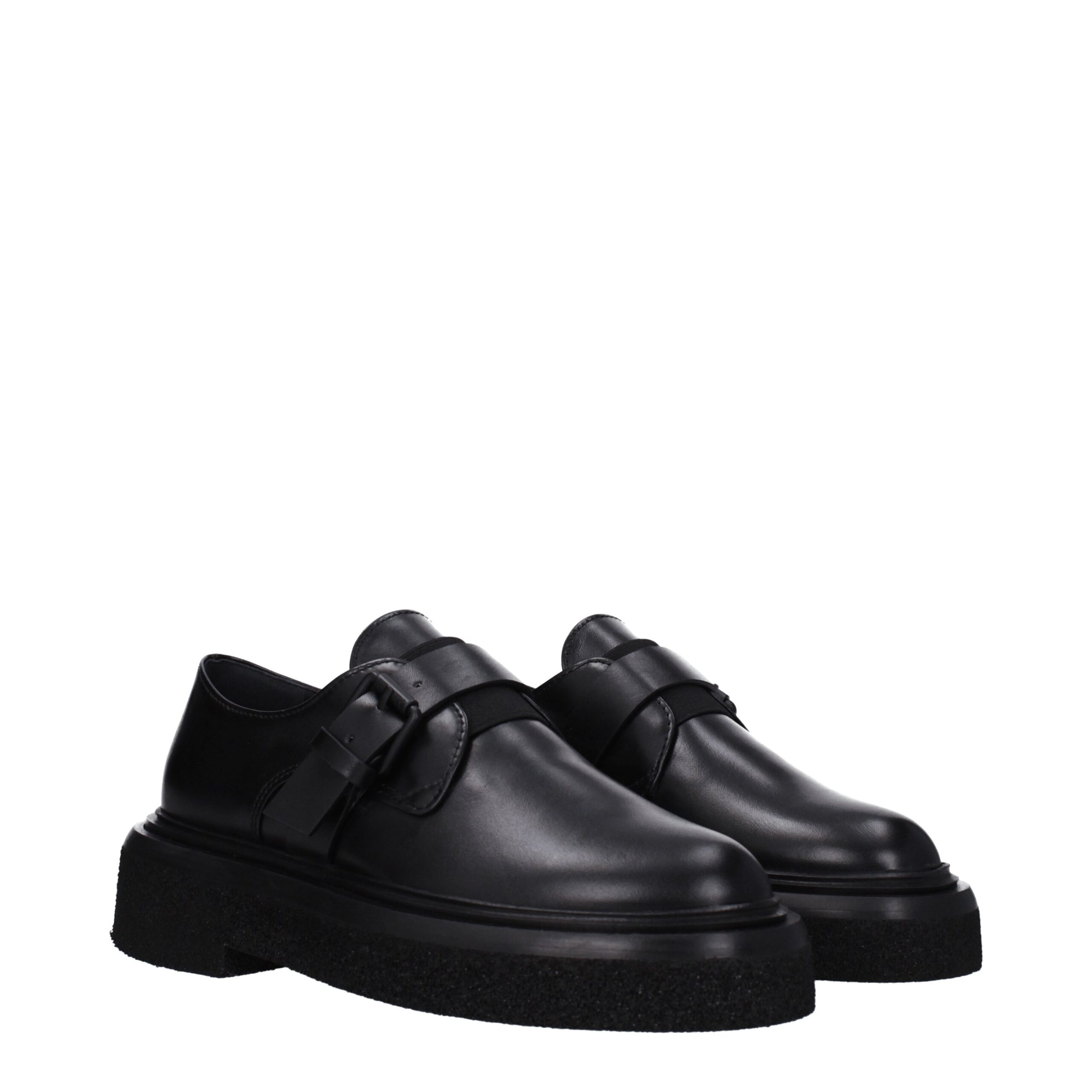 Max Mara Black Leather Oxfords And Derbies - Image 2